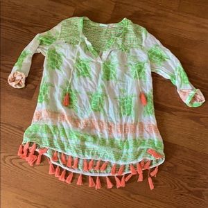 Crown & Ivy beach coverup size M